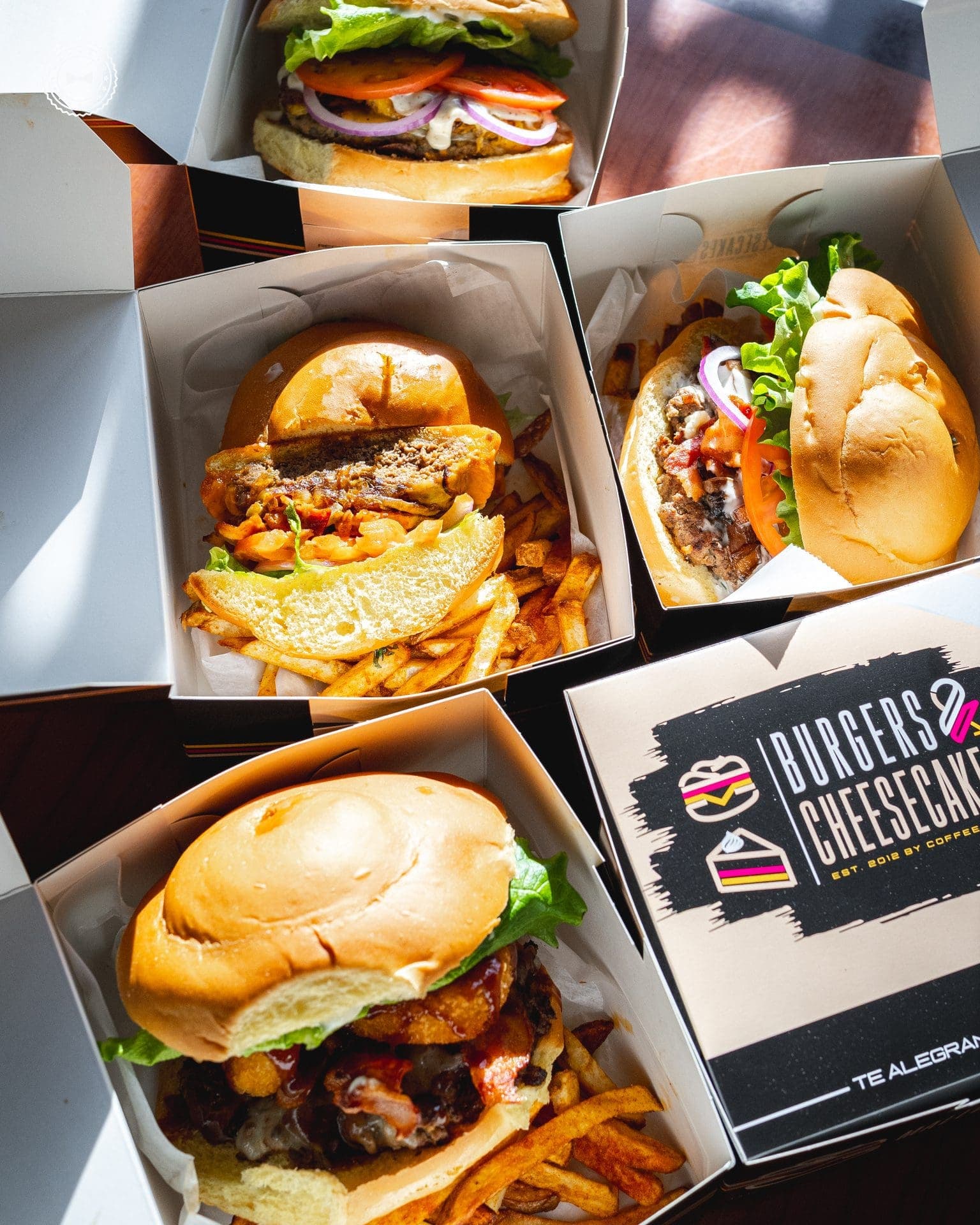 Burgers & Cheesecakes by Coffe Sides